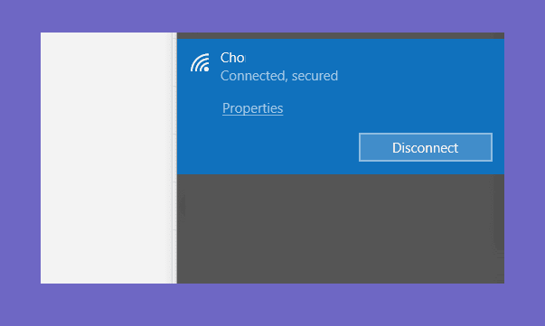 Disconnect WIFI