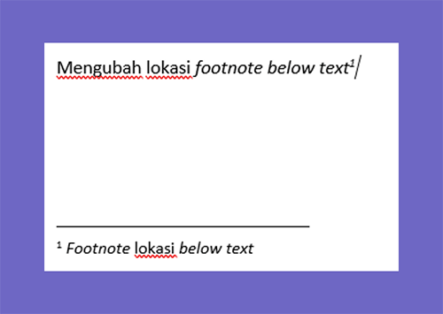 Contoh footnote