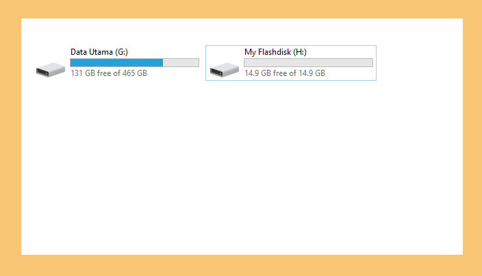 Flashdisk Terhubung di Windows
