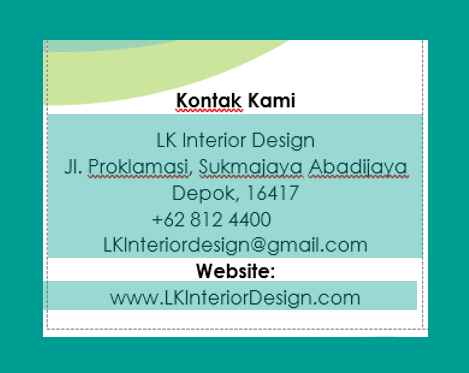 Mengatur kontak di brosur
