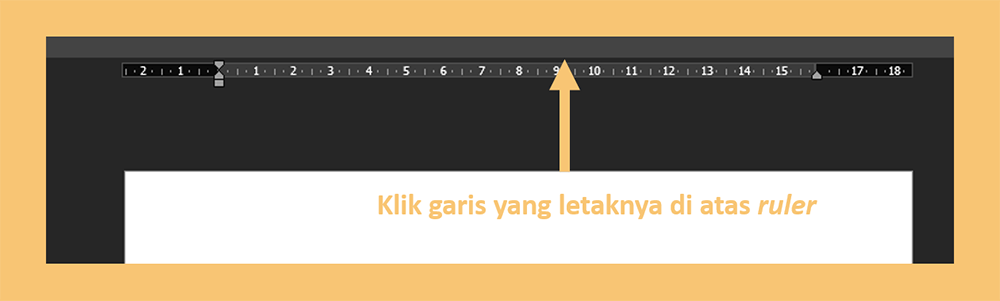 Memunculkan Menu Office di Ruler