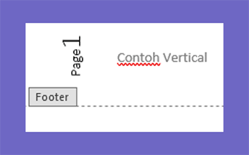 Vertical Left Right Header