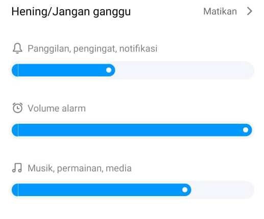 Pengaturan Suara Android