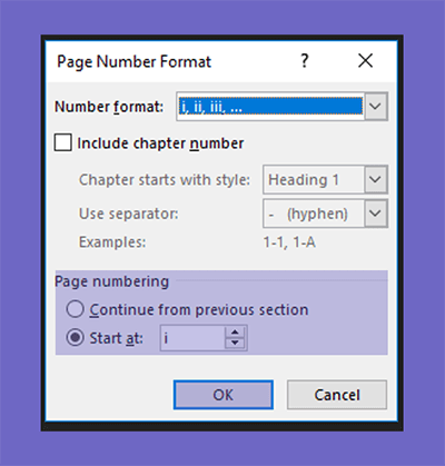 Setting Format Page di Office