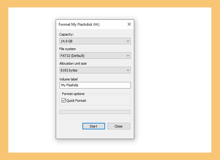 Format Flashdisk