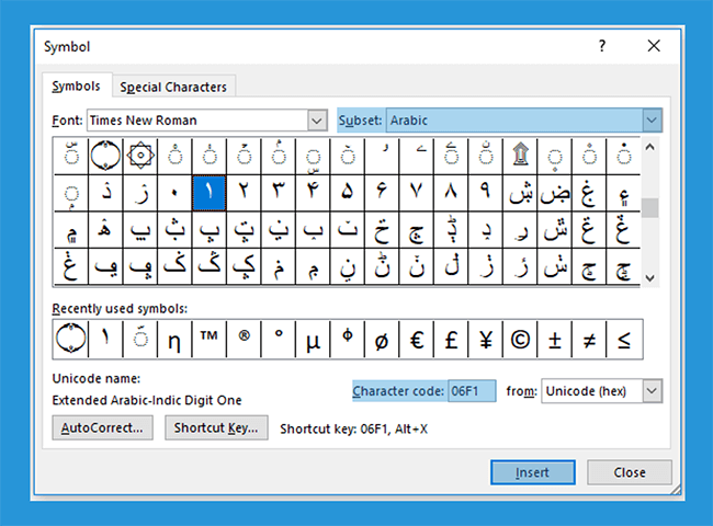 Tambah Angka Arab di Word