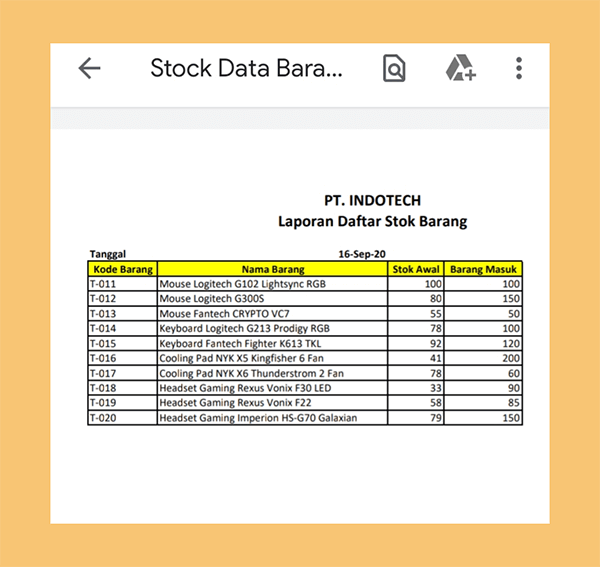 Contoh Hasil Data PDF