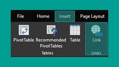 Menu Link ke Situs