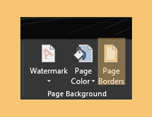 Menu Page Borders