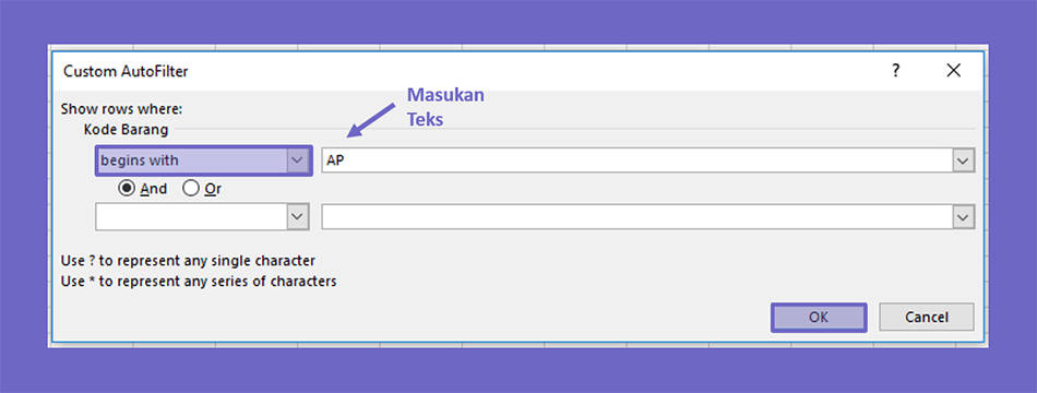 Mengatur Data Kolom Kode