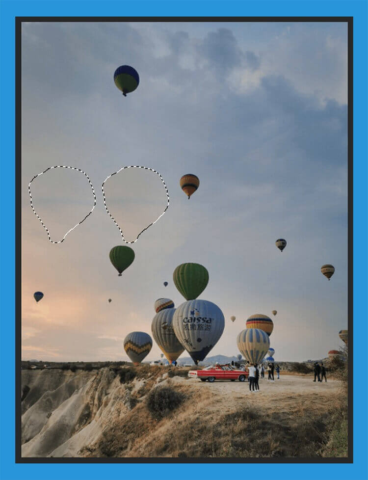 Menggeser Objek Photoshop