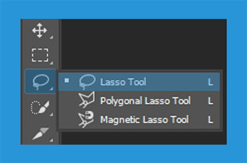 Menu Lasso Tool di Adobe Photoshop