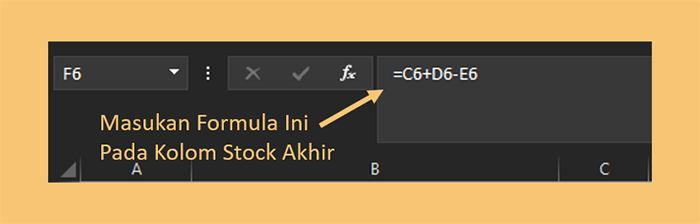 Rumus Barang di Excel