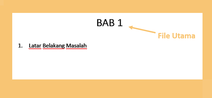 Contoh Dokumen Bab Pertama di Word