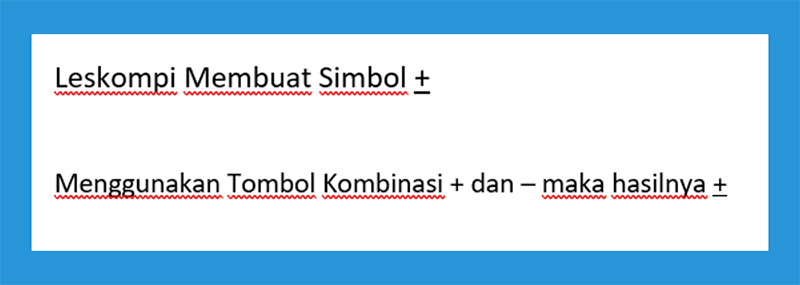 Contoh Simbol di Dokumen