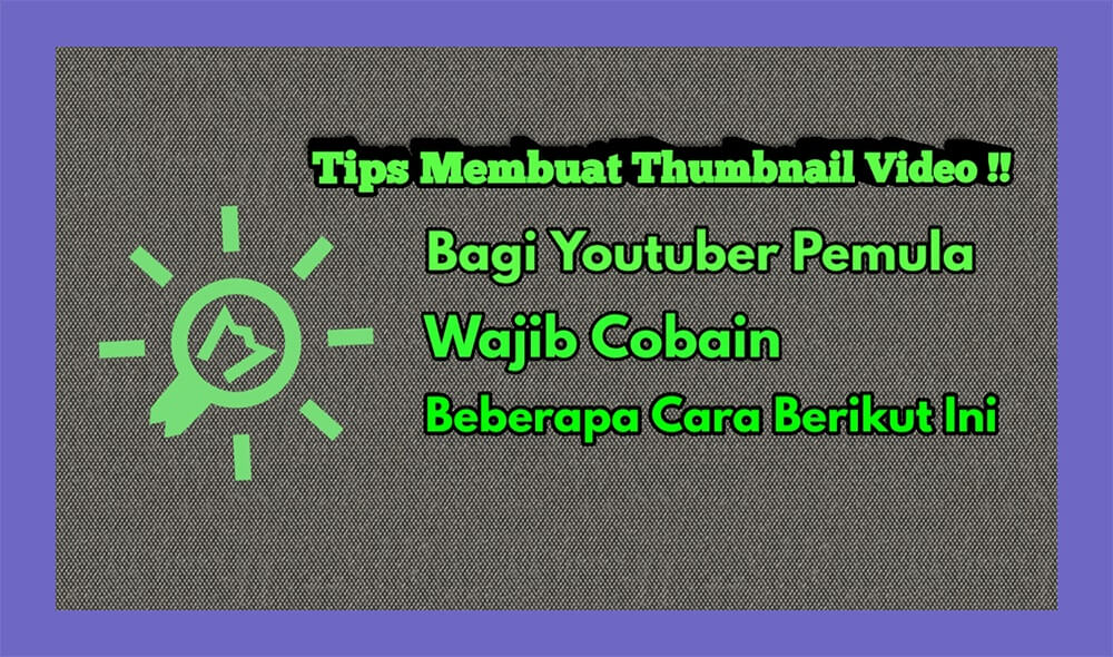 Contoh Hasil di ThumbnailMaker