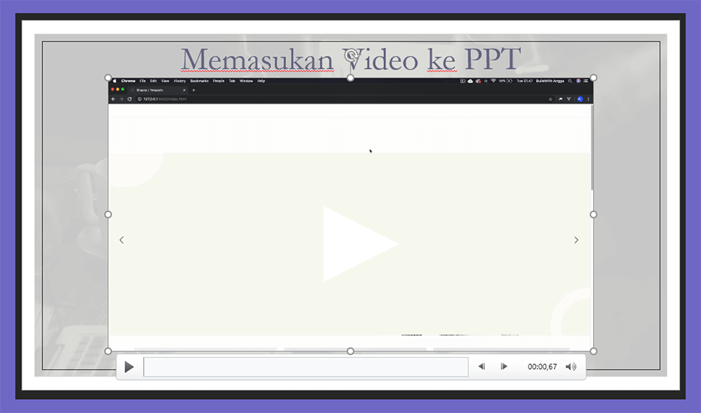 Contoh Hasil Video PPT