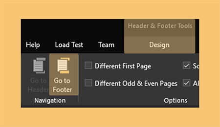 Setting Footer di Excel