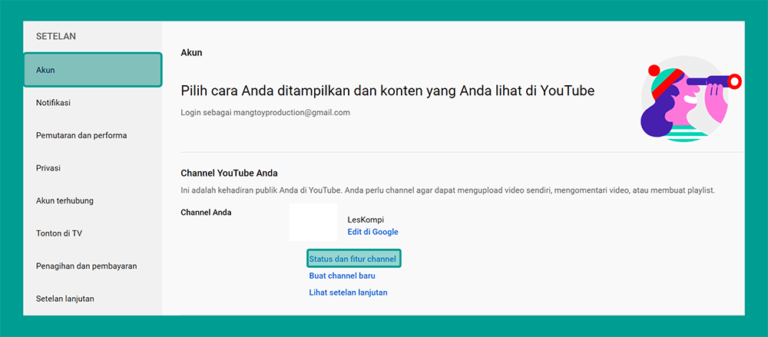 Cara Verifikasi Akun YouTube