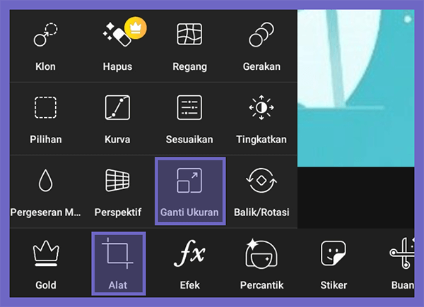 Ganti Ukuran Foto di Picsart