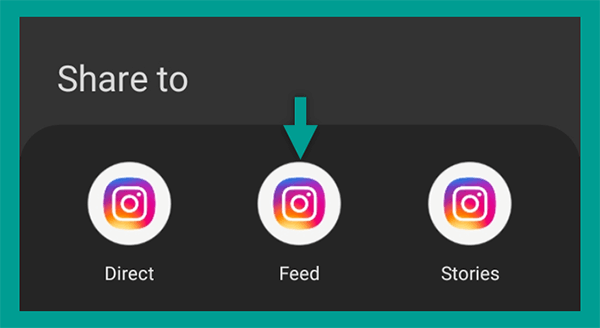 Menu Instagram Feed PhotoSplit Untuk Posting