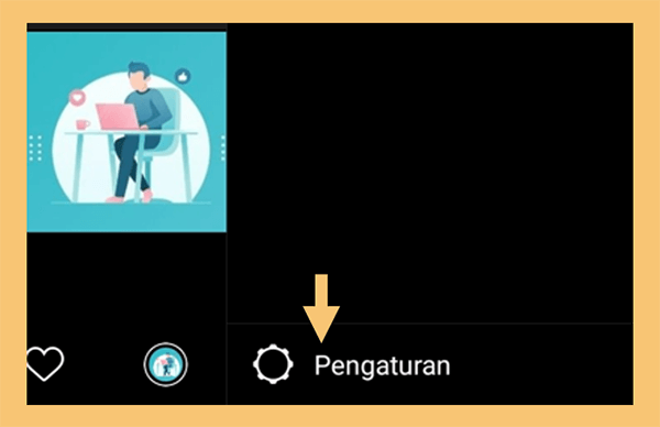 Menu Pengaturan Aplikasi IG