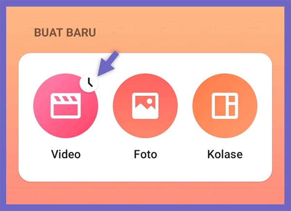 Upload Video di Inshot