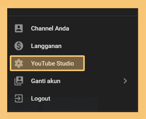 Setting Youtube Studio