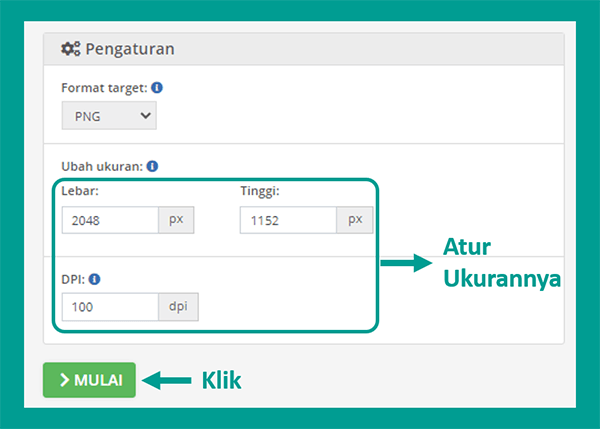 Resize Sampul Secara Online