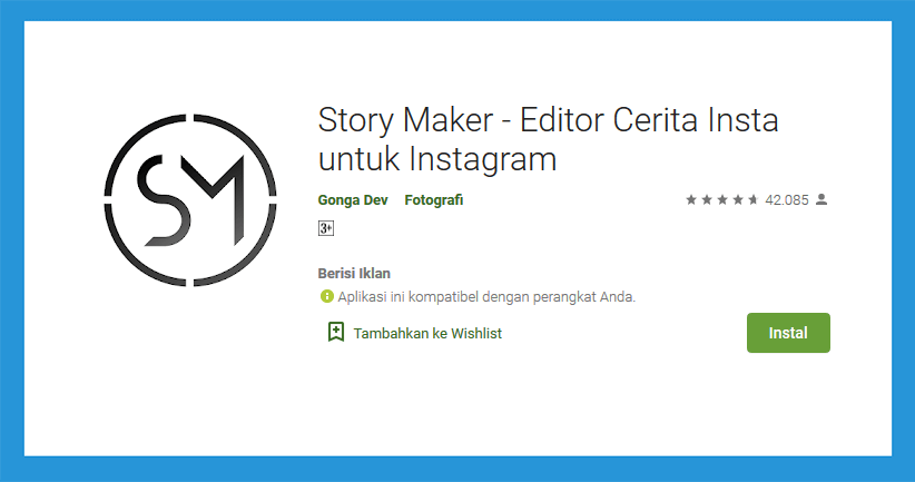Aplikasi Story Maker