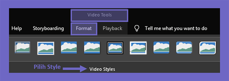 Tab Format di Power Point
