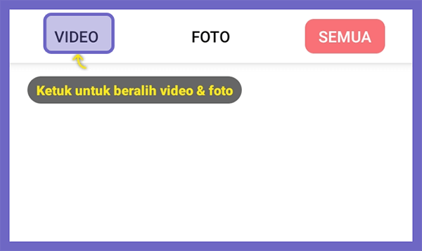 Tab Video Aplikasi Inshot