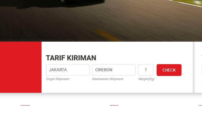 Contoh Setting Untuk Kirim Barang