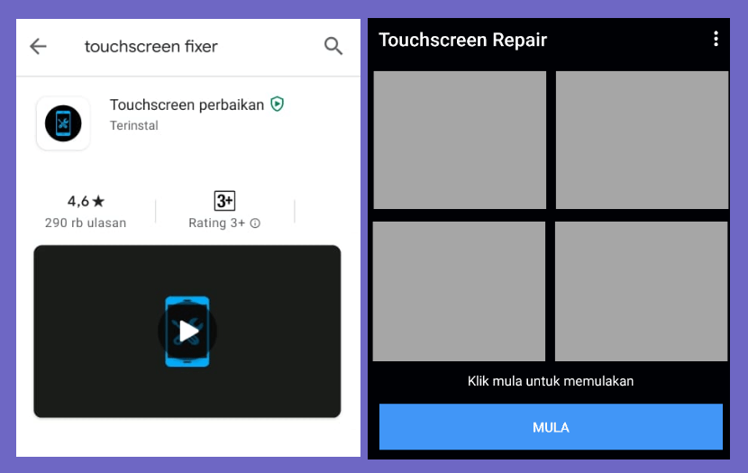 Aplikasi Touchscreen Repair