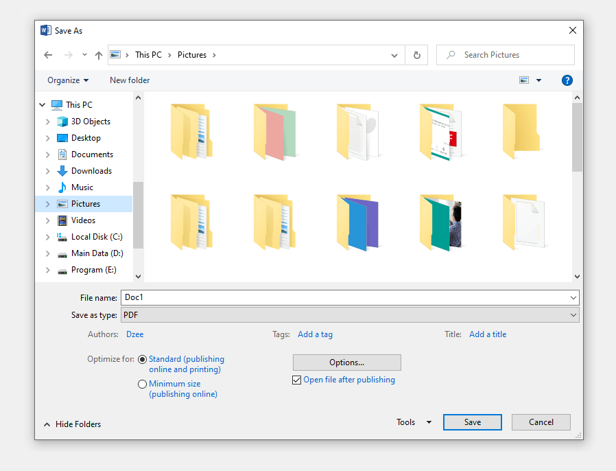 Membuat Dokumen PDF Baru