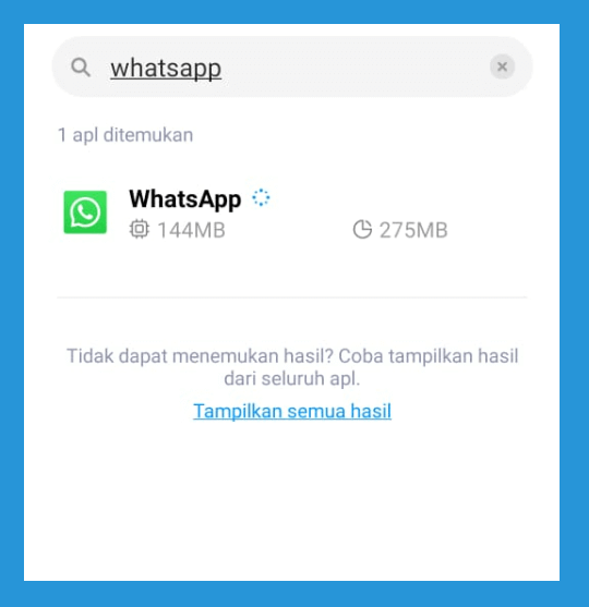 Cari WhatsApp