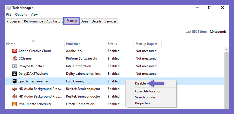 Disable Aplikasi Task Manager