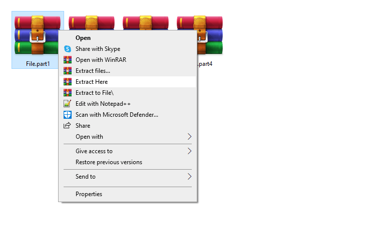 extracting a rar file on windows 10 extracting a rar file on windows 10