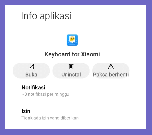 Uninstall Aplikasi Xiaomi