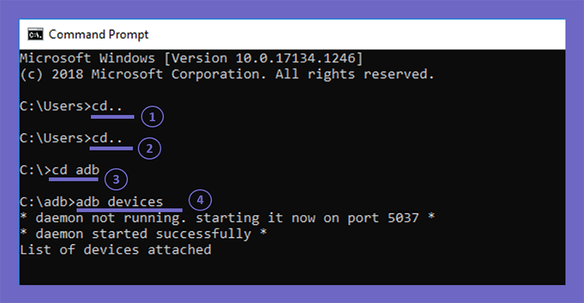 Menu ADB Device
