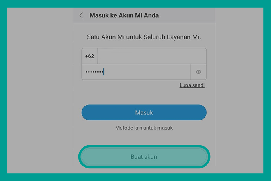 Buat Akun MI