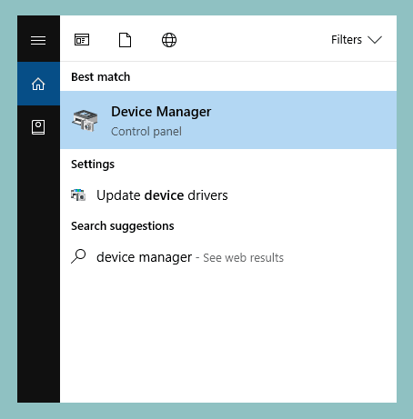 Buka Device Manager