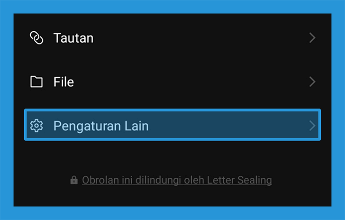 Pengaturan Lain di Line