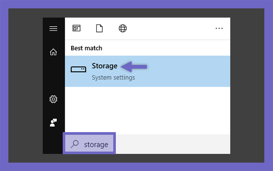 Setting Storage Windows