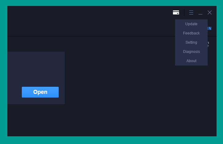 Menu Update Emulator Gameloop
