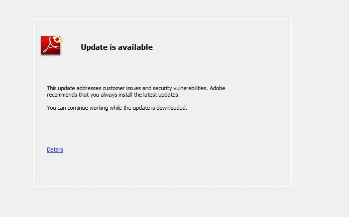 Update PDF Reader di PC