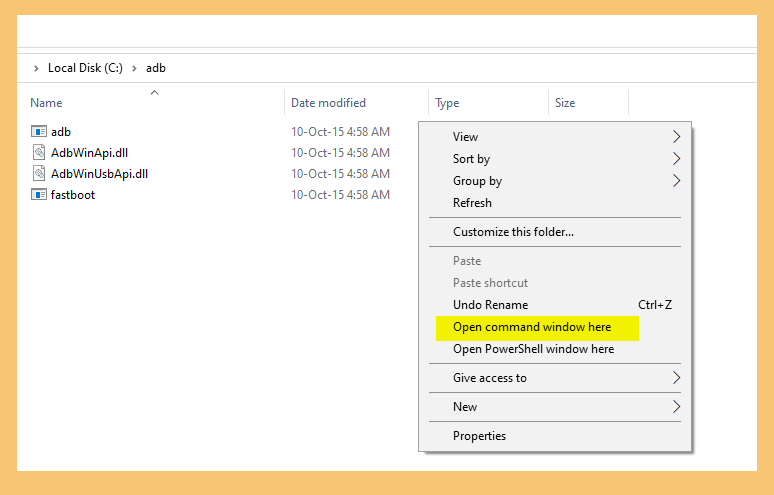 Buka Command Windows