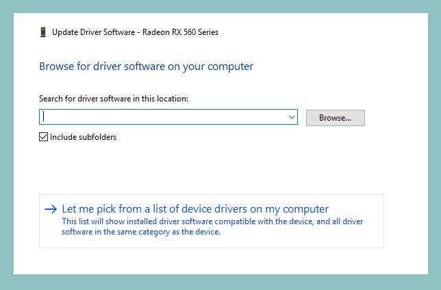 Tambah Driver Baru VGA Windows