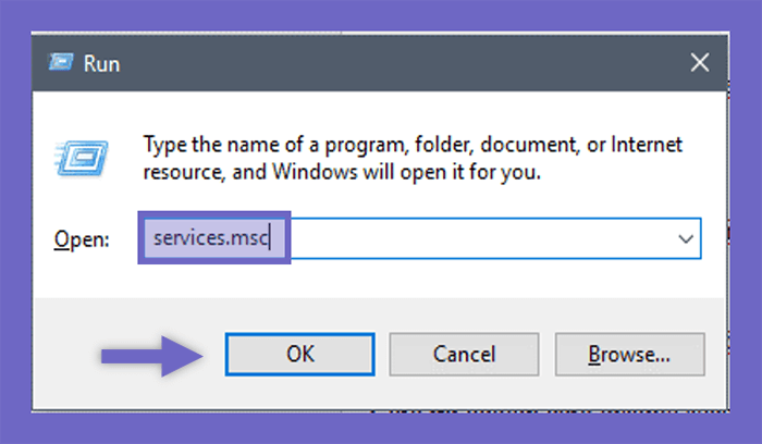 Service MSC di Windows 10