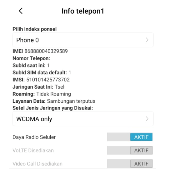 Kunci Jaringan 3G